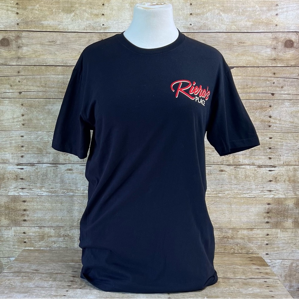Next Level Rieras Place Redondo Beach Deli Graphic T-Shirt Black Womens Medium
